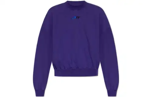OFF WHITE Sweatshirts Men's Purple Crew Neck Moderate