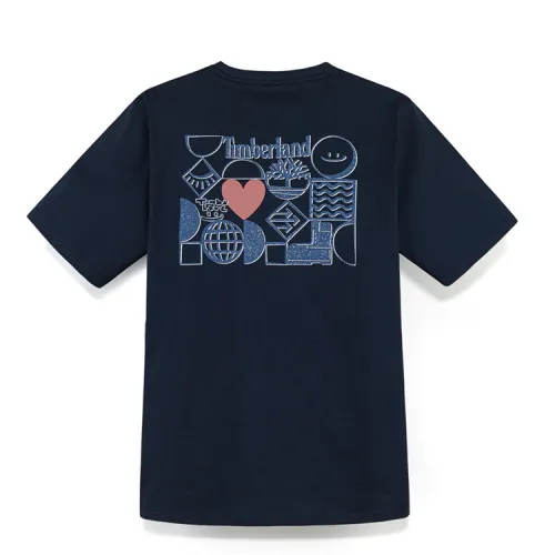 Timberland T Shirt Men's Royal Blue