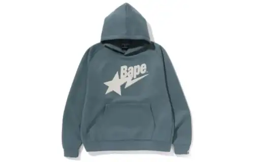 Bape Double Knit Circle Logo Relaxed Fit Hoodie
