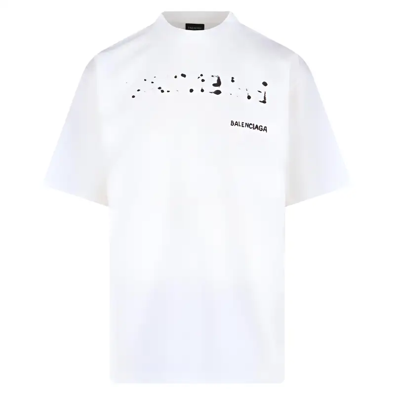 Balenciaga Logo Printed Large Fit T Shirt