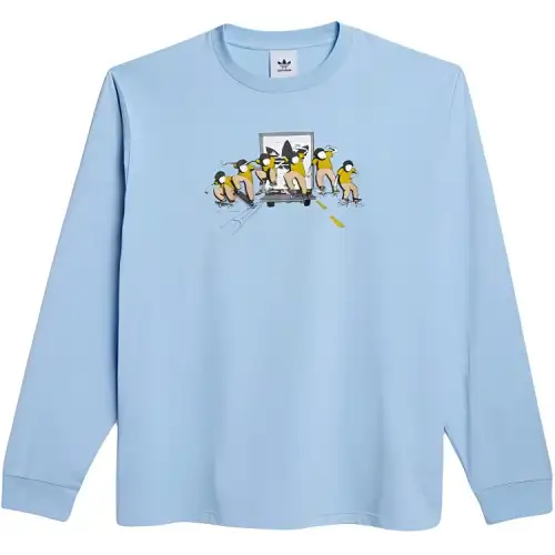 Adidas Originals Skateboarding T Shirt Men's Sky Blue