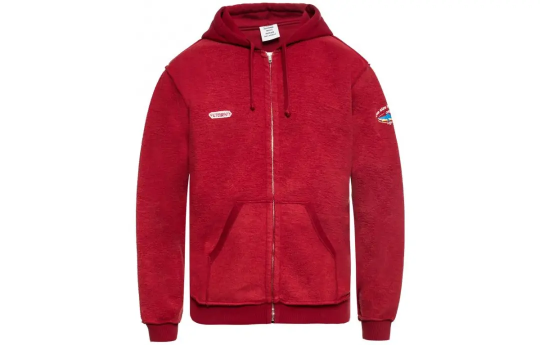 Vetements logo-embroidered hoodie