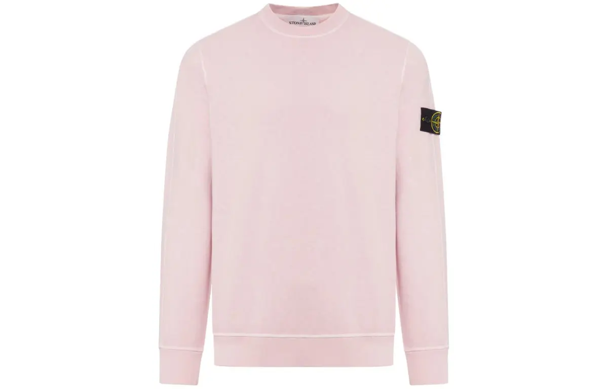 STONE ISLAND Logo Patch Crewneck Sweatshirt
