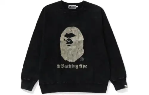 Bape A BATHING APE Overdye Relaxed Fit Crewneck
