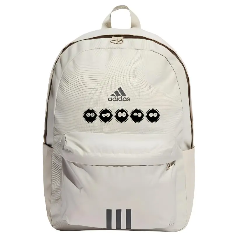 Adidas Fabric Backpack Unisex Light Gray & Black