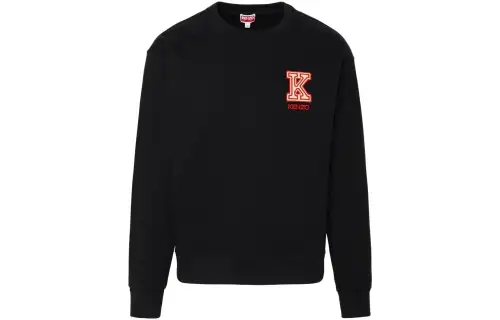 KENZO Logo Embroidered Crewneck Sweatshirt