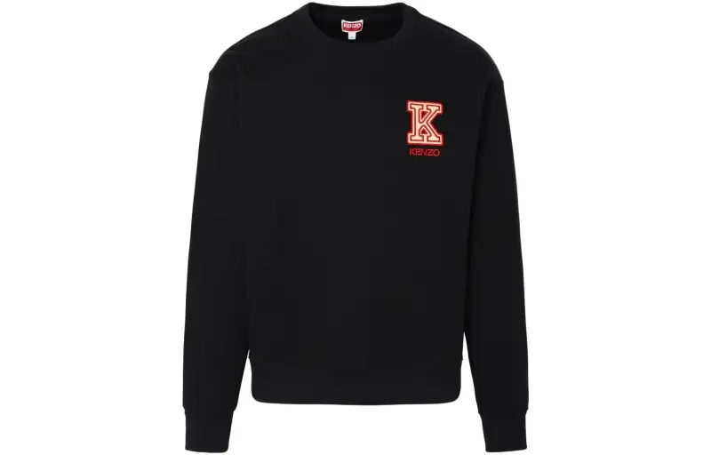 KENZO Logo Embroidered Crewneck Sweatshirt