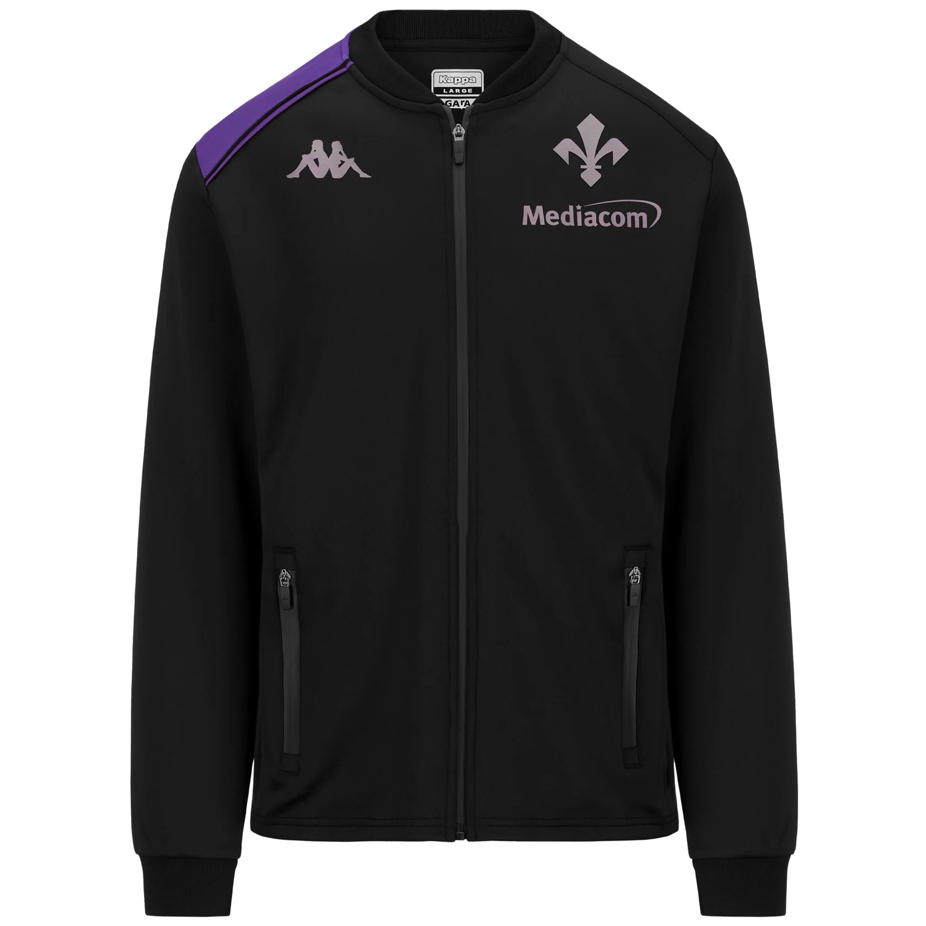 Мужская куртка Kappa ATRISO FIORENTINA (черно-пурпурная)