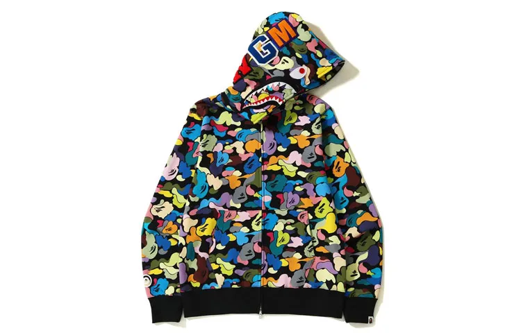 Bape Multi Camo Wide Fit Pullover Hoodie