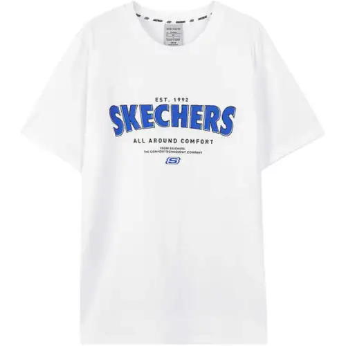 Skechers T Shirt Men's Bright White