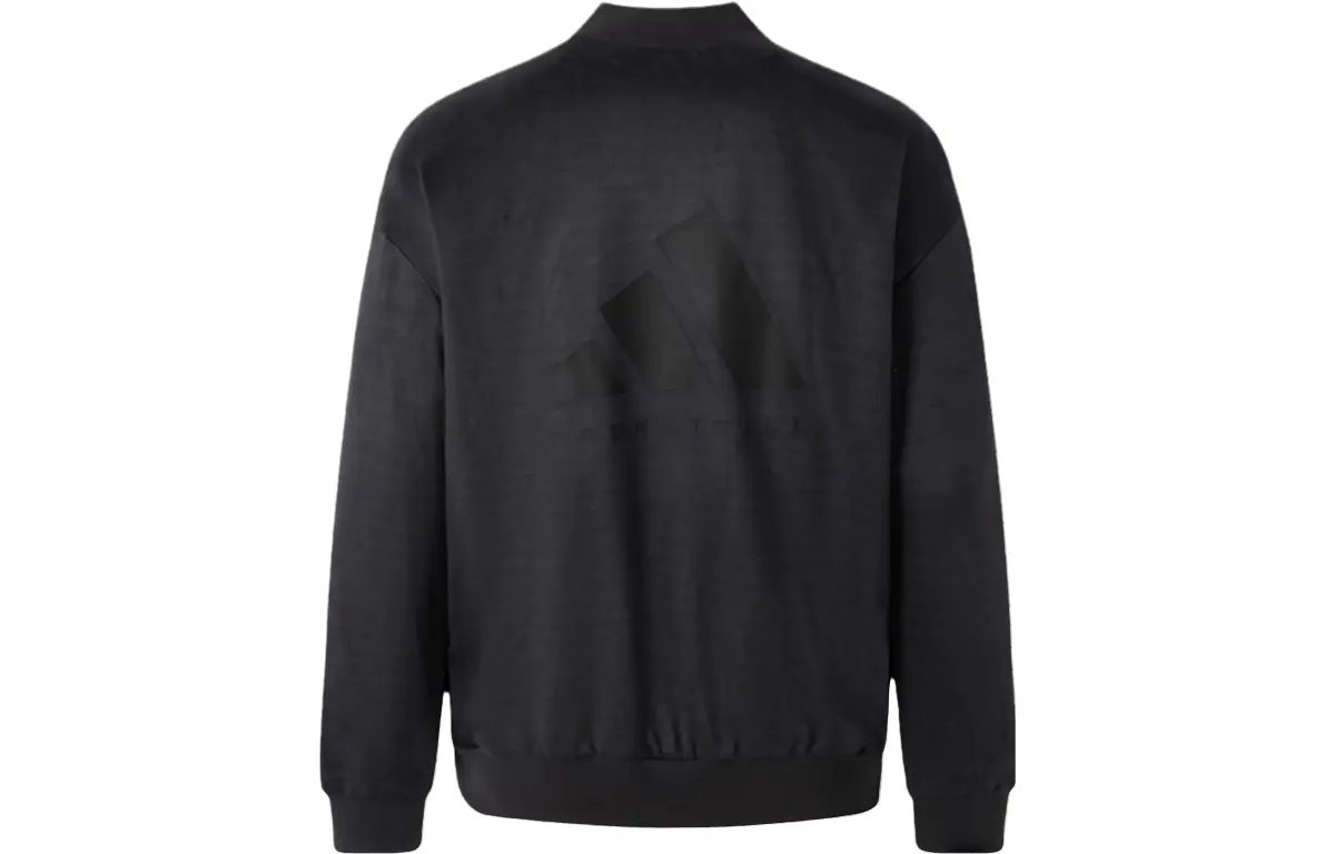 Adidas THE 2024 COLLECTION Sweatshirts Unisex Charcoal Black Crew Neck Moderate Regular