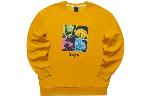 Skechers Sweatshirts Men's Gold Crew Neck Moderate Other