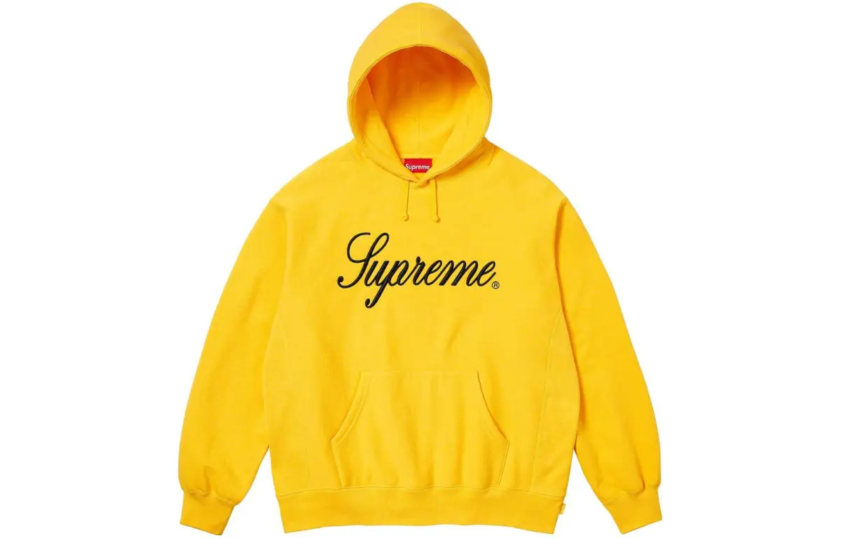 Supreme Raised Script Hooded Sweatshirt