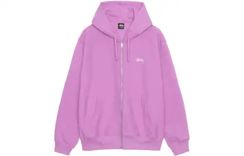 Stussy Stock Logo Zip Hoodie