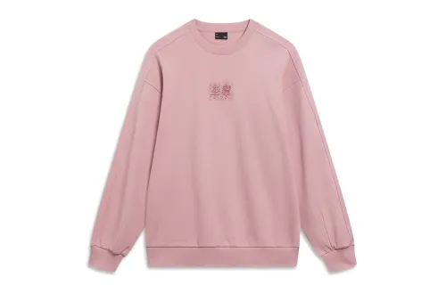 Li Ning Sports Life Collection Sweatshirt Unisex Mist Pink