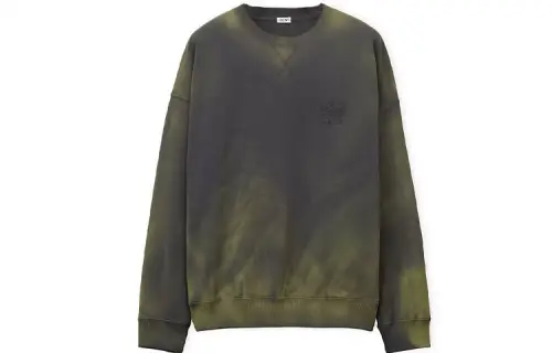 LOEWE Sweatshirts Men's Yellow Green Moderate Regular