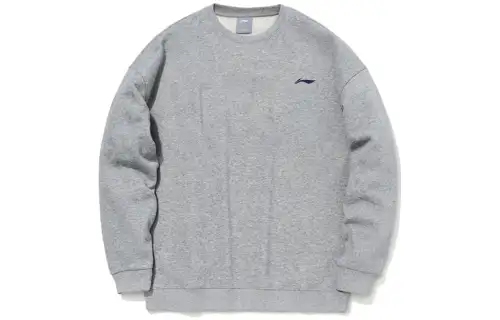 Li Ning Sweatshirts Men's Gray Crew Neck Moderate Other