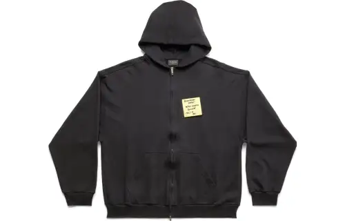 Balenciaga SS23 Sweatshirt Regular Fit Unisex Black