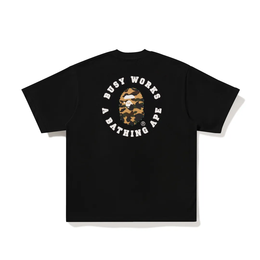 A BATHING APE Ma Siwei Collaboration T Shirts Unisex Crew Neck Moderate Straight Fit