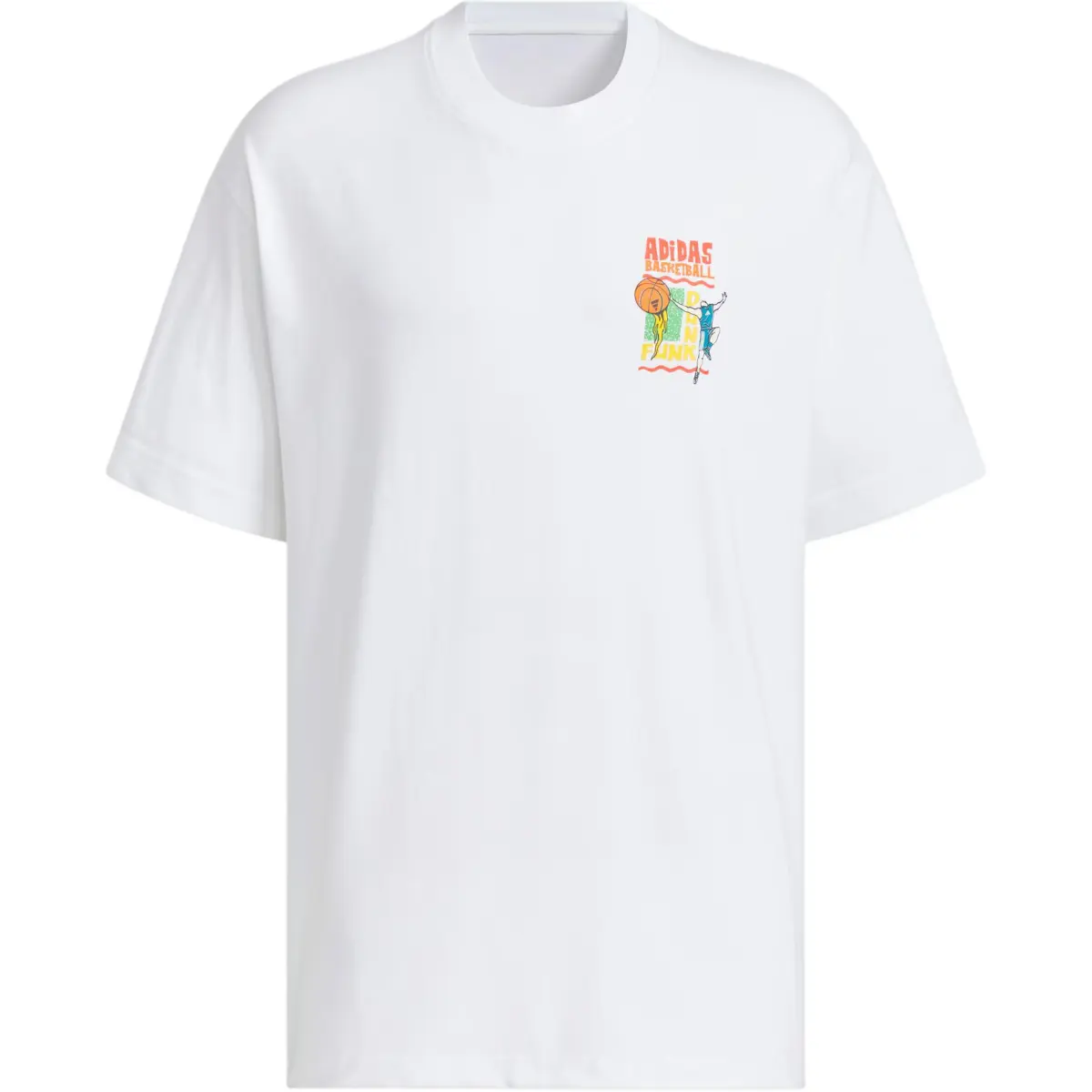 Adidas T-Shirts Men's White Crew Neck