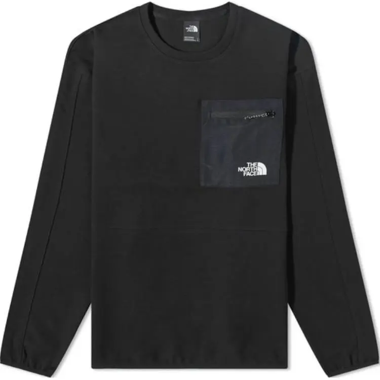 THE NORTH FACE Sweatshirts Men's Black Crew Neck Moderate Regular