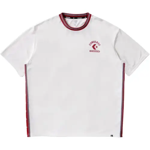 Converse Tee CS TAPE T Shirt Men's White/Red