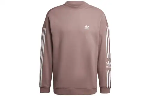 Adidas Originals Lockup Crew Pink Sweatshirt Men's Purple