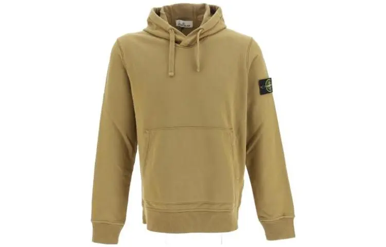 STONE ISLAND Sweatshirts Men's Ginger Yellow Hooded Moderate