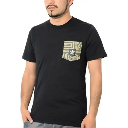 Adidas Originals Skateboarding Dakari Pocket S/S Tee T Shirt Men's Black