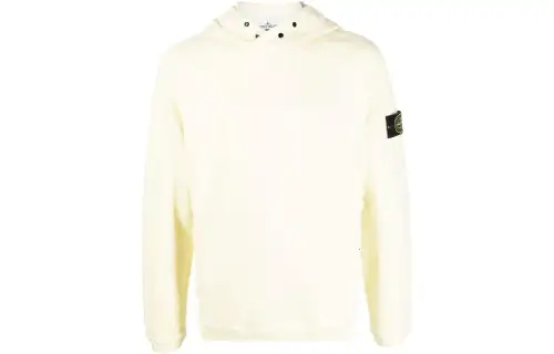 STONE ISLAND Sweatshirts Men's White Hooded Moderate Regular
