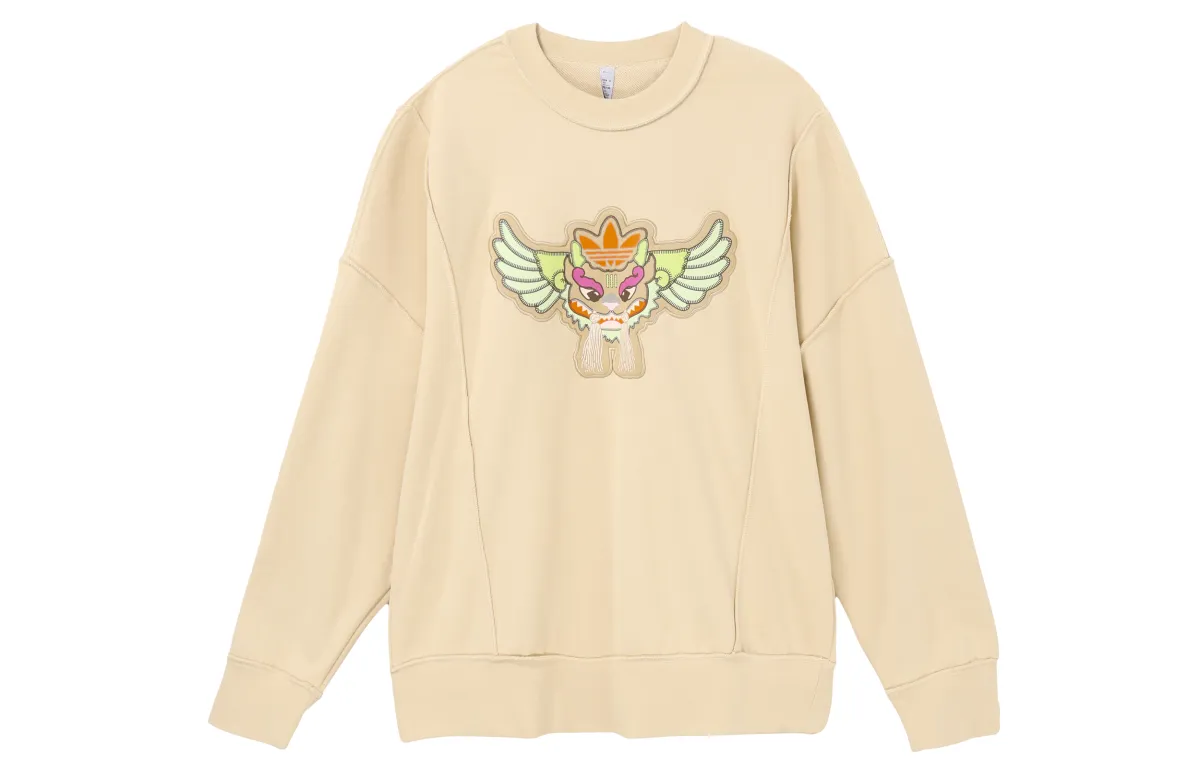 Adidas Originals Adidas Originals All Things Tracing Series Sweatshirts Men's Sand Strata Crew Neck Moderate Regular