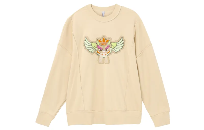 Adidas Originals Adidas Originals All Things Tracing Series Sweatshirts Men's Sand Strata Crew Neck Moderate Regular