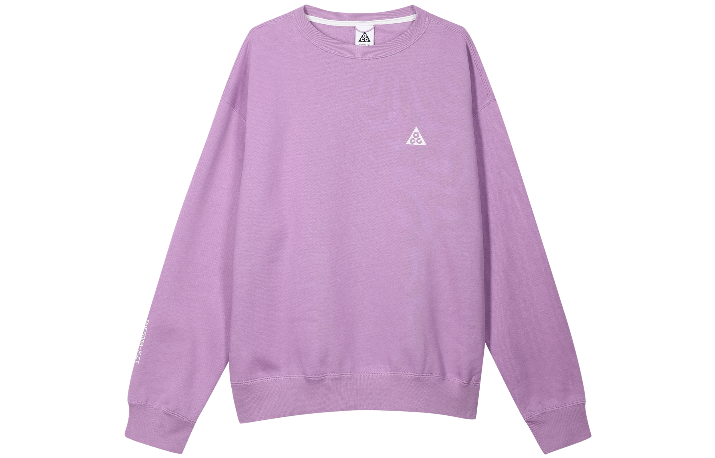 Nike ACG THERMA FIT Sweatshirts Unisex Purple Crew Neck Moderate Regular