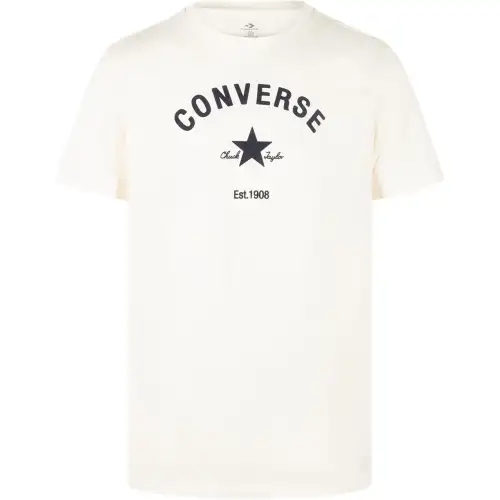 Converse T Shirts Men's White Crew Neck