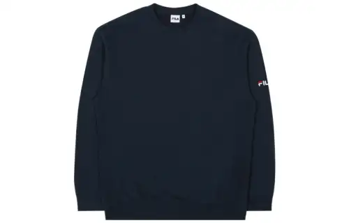 FILA Sweatshirts Men's Marine Blue Crew Neck Moderate Other
