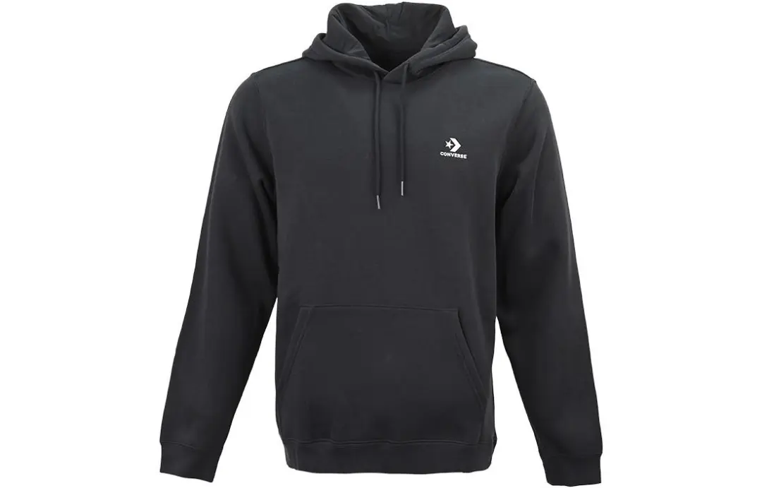 Converse Go To Embroidered Star Chevron Standard Fit Fleece Hoodie