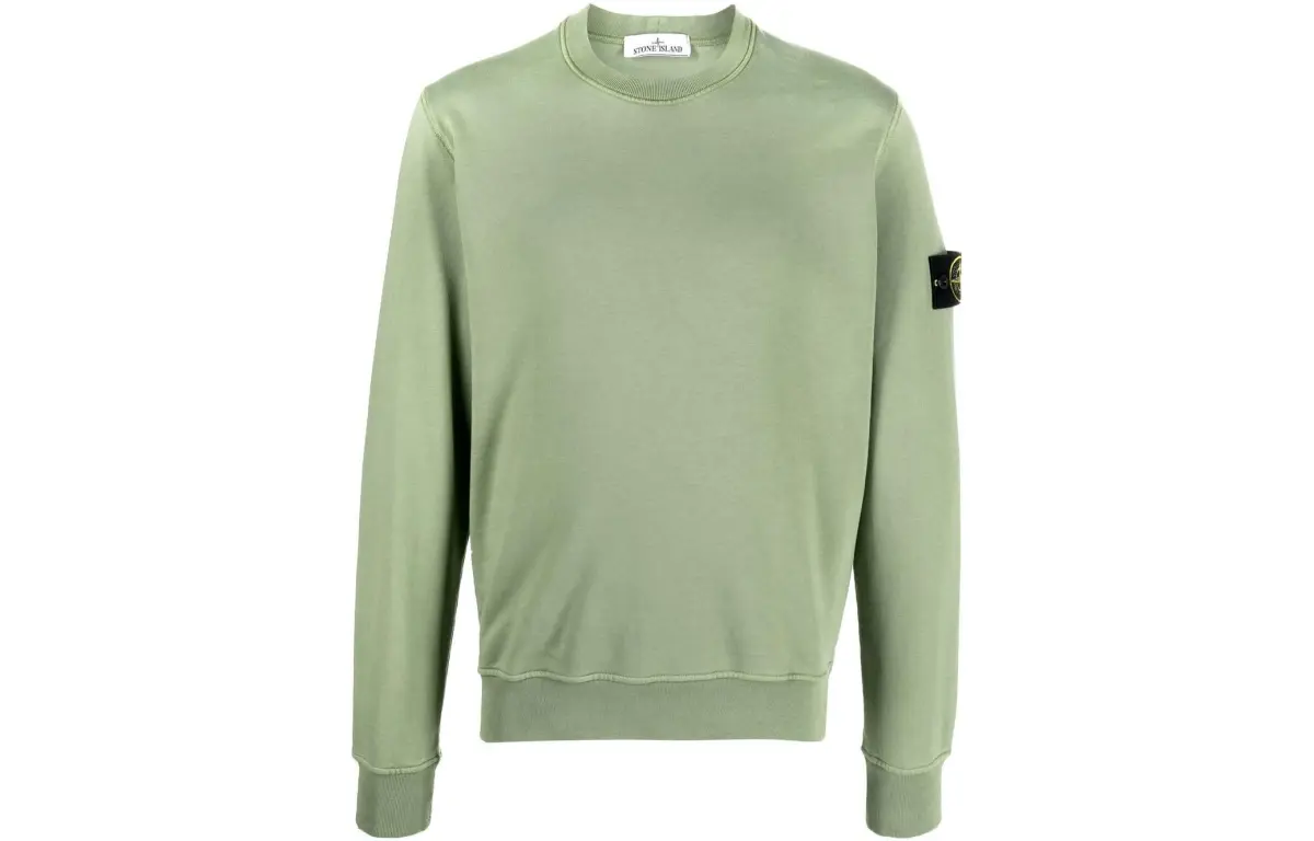 Stone Island logo-patch sweatshirt