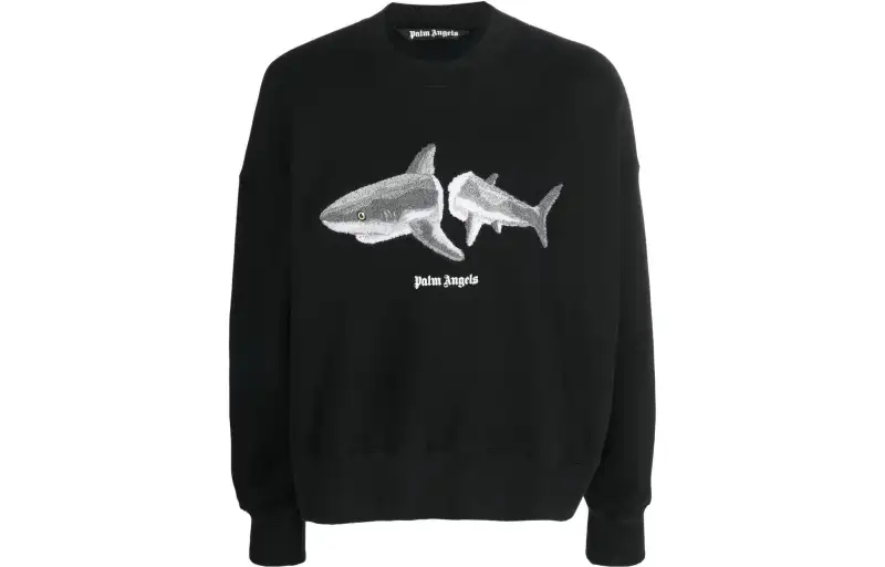 PALM ANGELS Shark Print Hoodie