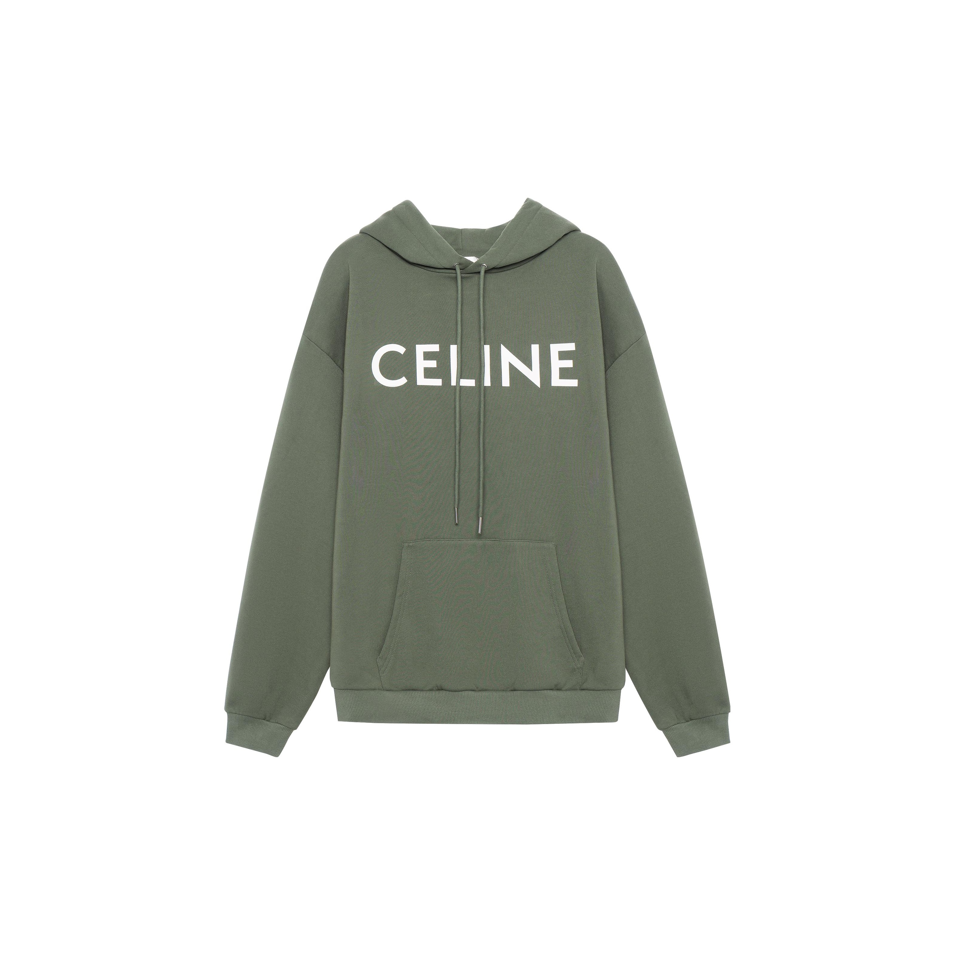 Мужское худи CELINE (зеленое)