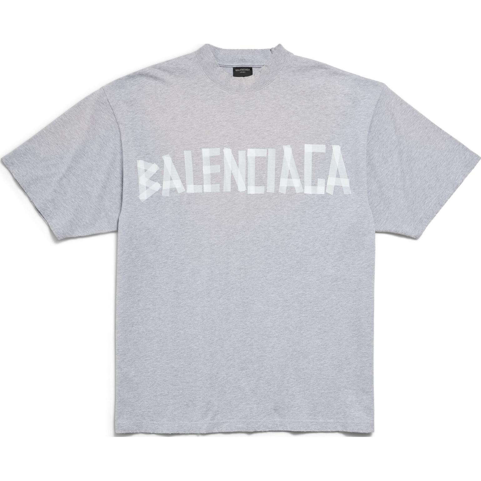 Футболка Balenciaga FW24 (серая меланж)