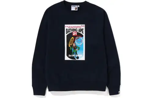 Bape Bathing Ape Relaxed Fit 21st Century Crewneck