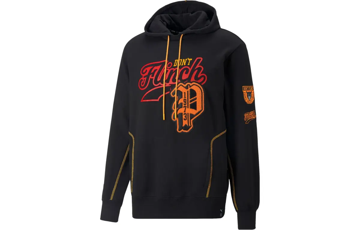 PUMA Manchester City Sweatshirts Men's Black Hooded Moderate Regular