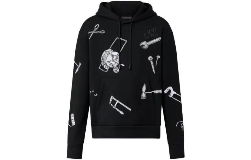 LOUIS VUITTON Sweatshirt Men's Black
