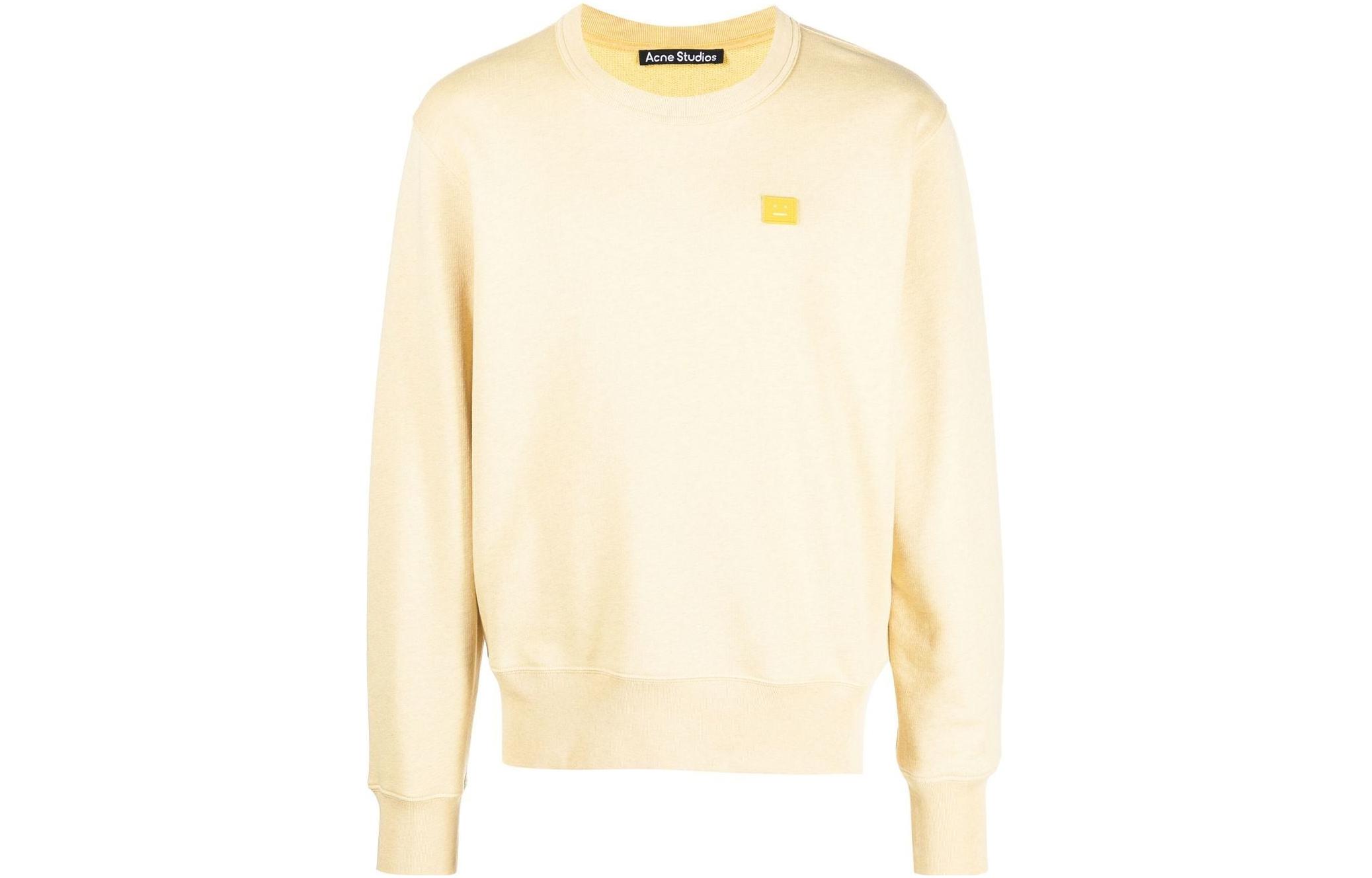 худи Acne Acne Studios SS23 Solid Color (светло-желтое)