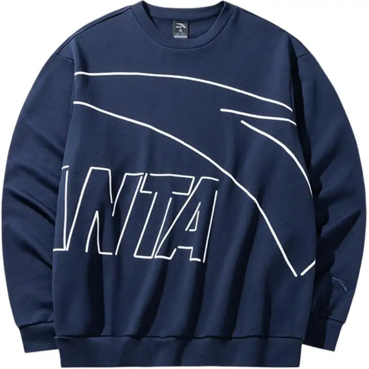 Anta Life Collection Sweatshirt Men's Pure Navy Blue