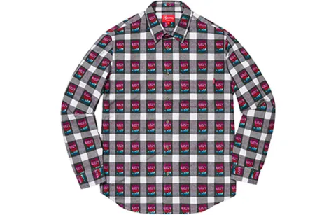 Supreme Rose Buffalo Plaid Shirt