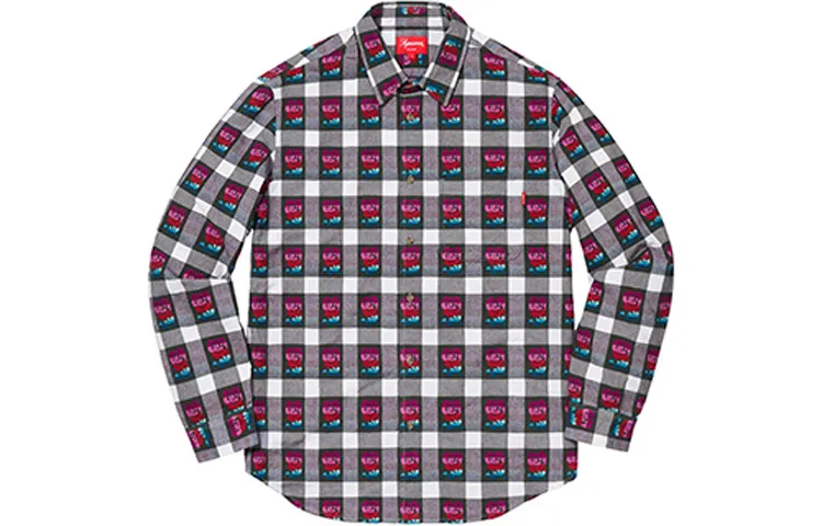 Supreme Rose Buffalo Plaid Shirt
