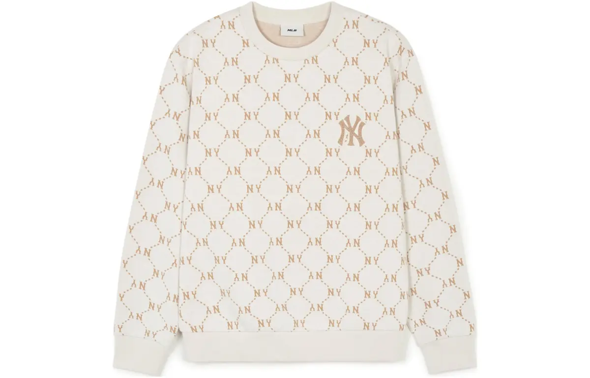 MLB T MONOGRAM SS24 Sweatshirt Unisex Cream