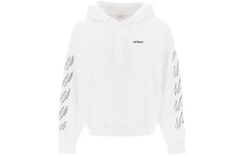 OFF WHITE Sweatshirt, Regular Fit Men's White