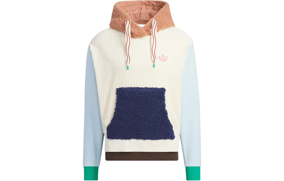 Adidas Originals X Melting Sadness Melting Sadness Sweatshirts Unisex Wonder White Hooded Moderate Regular